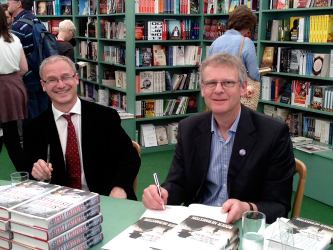 A book signing with fellow Aurum author Sinclair McKay at Hay-on-Wye